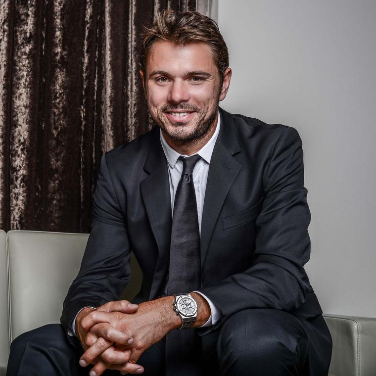 Stan Wawrinka wearing Audemars Piguet watch