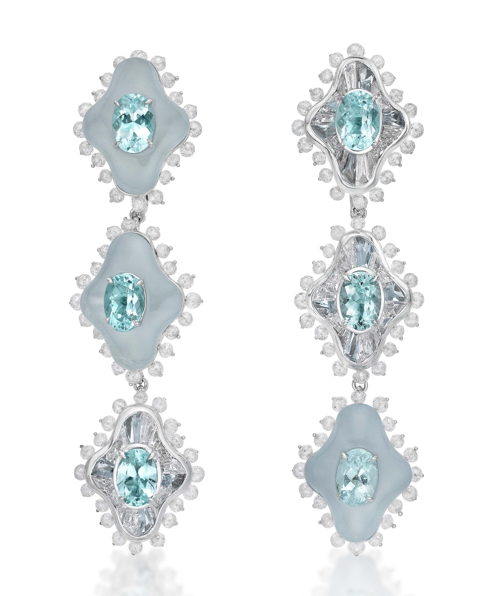 Paraiba Earrings from Sarah Ho