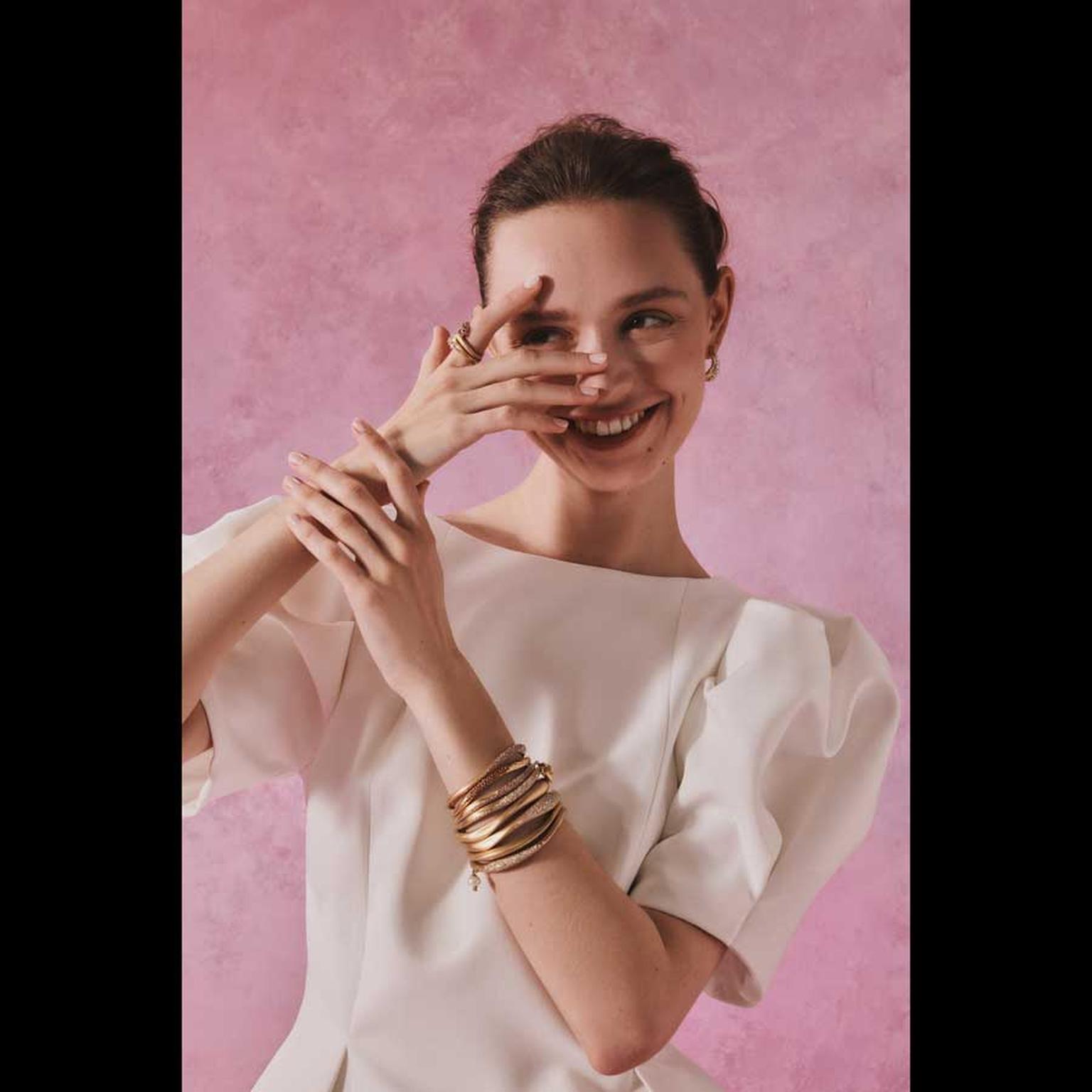 Nada Ghazal Whispers of Joy on model
