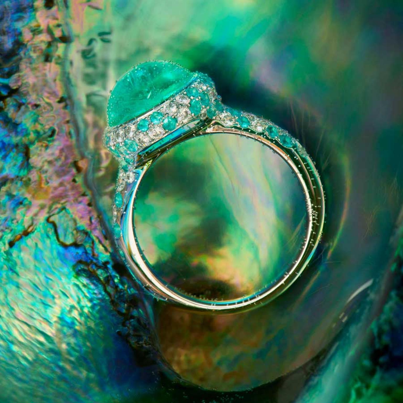 Doris Hangartner Paraiba Mermaid ring