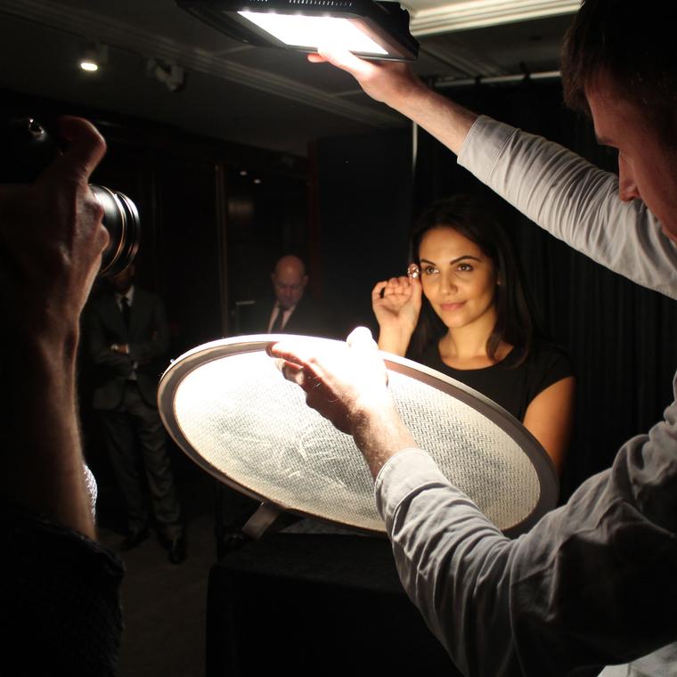 Shooting the Pink Star diamond at Sotheby's London