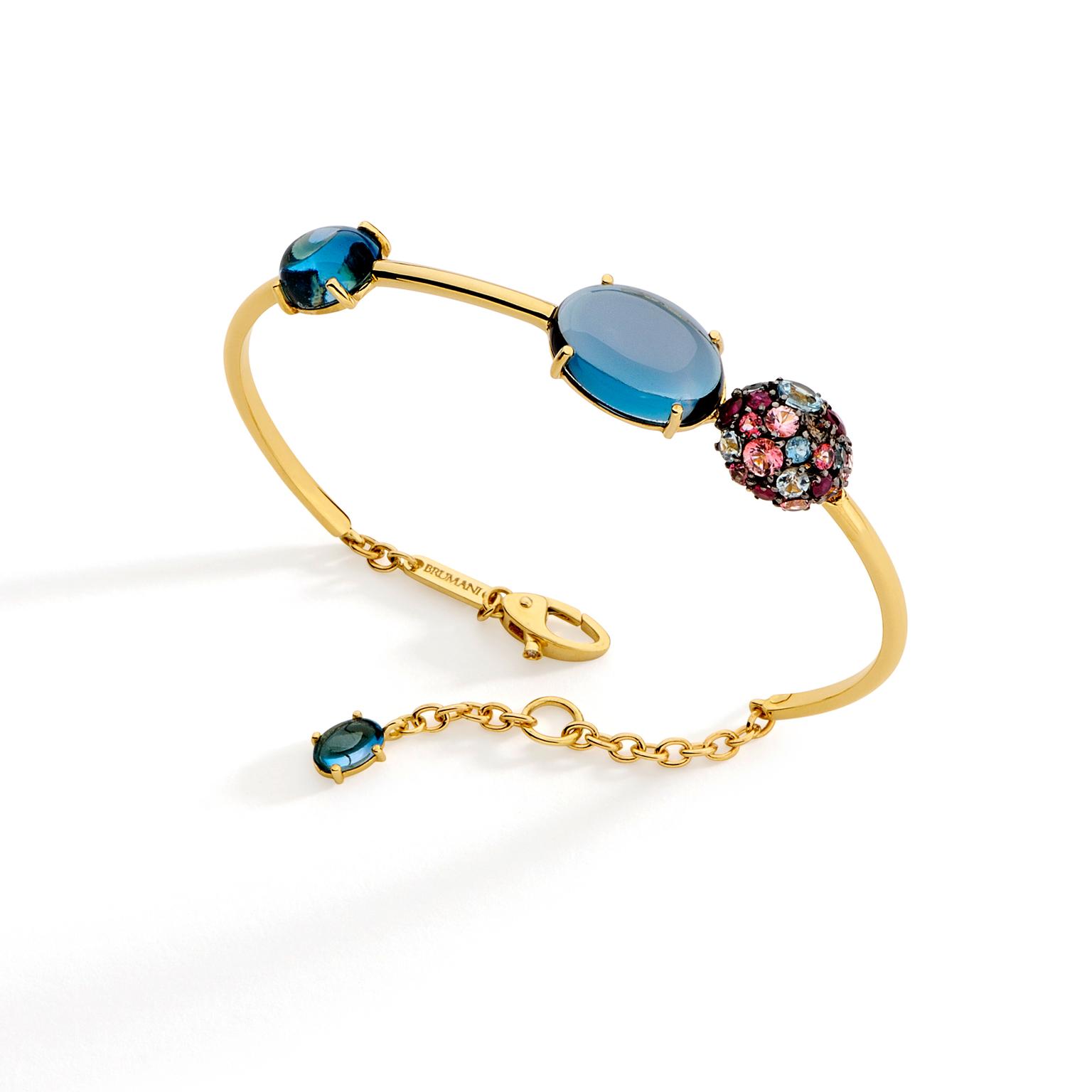 Brumani Baobab topaz, ruby and diamond bracelet