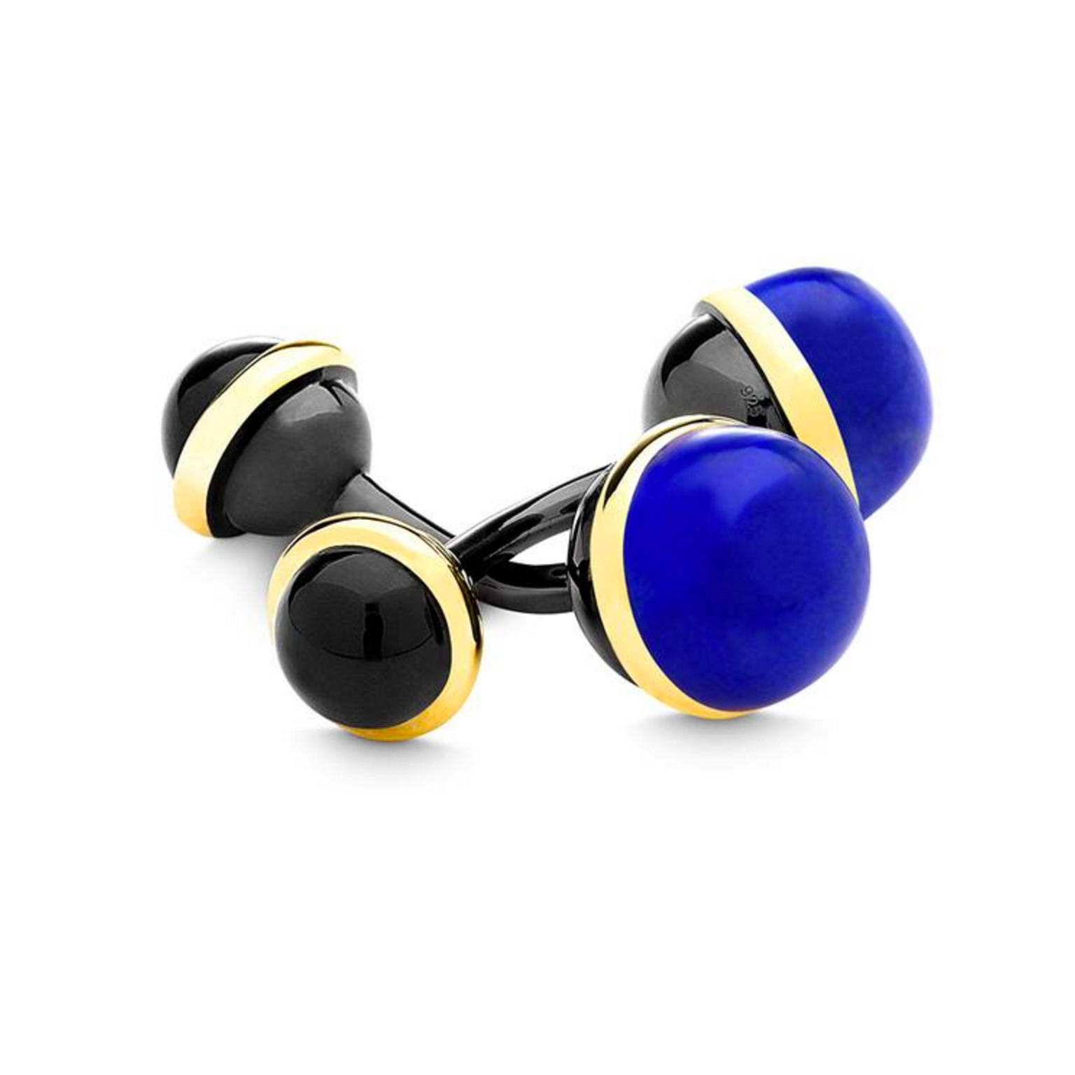 Syna lapis lazuli and black onyx cufflinks