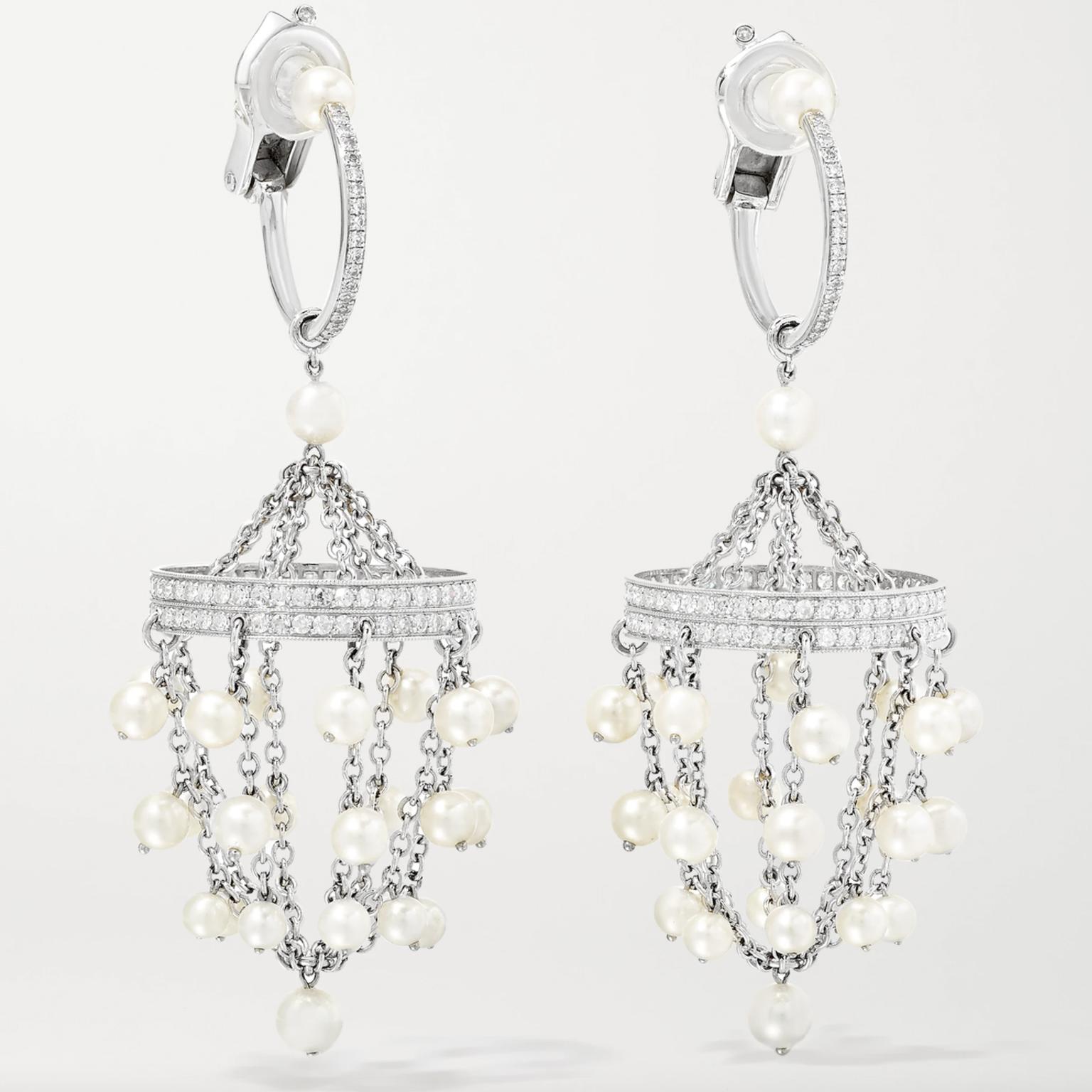 Chandellier earrings by Nadia Morgenthaler