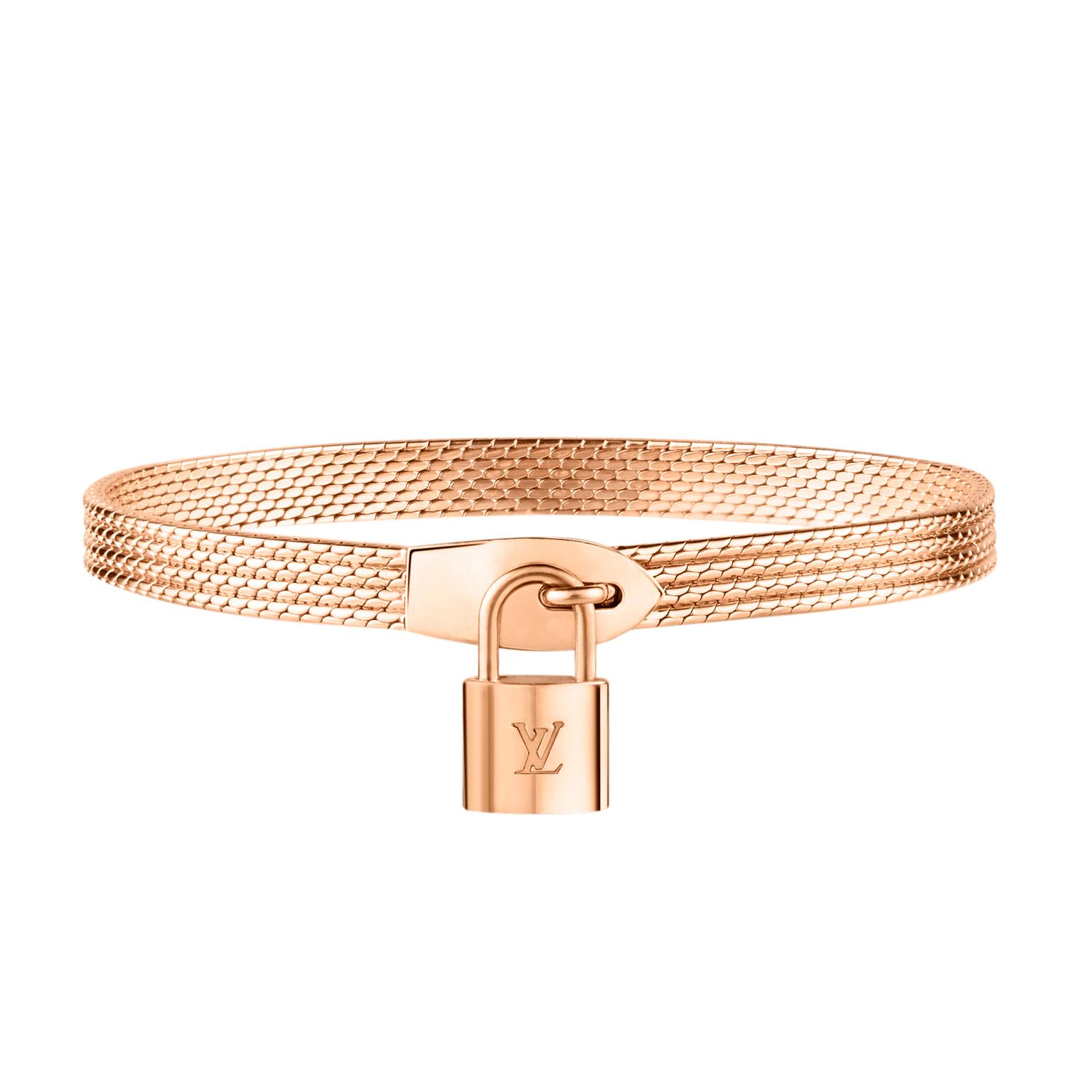 Lockit pink gold bracelet, Louis Vuitton