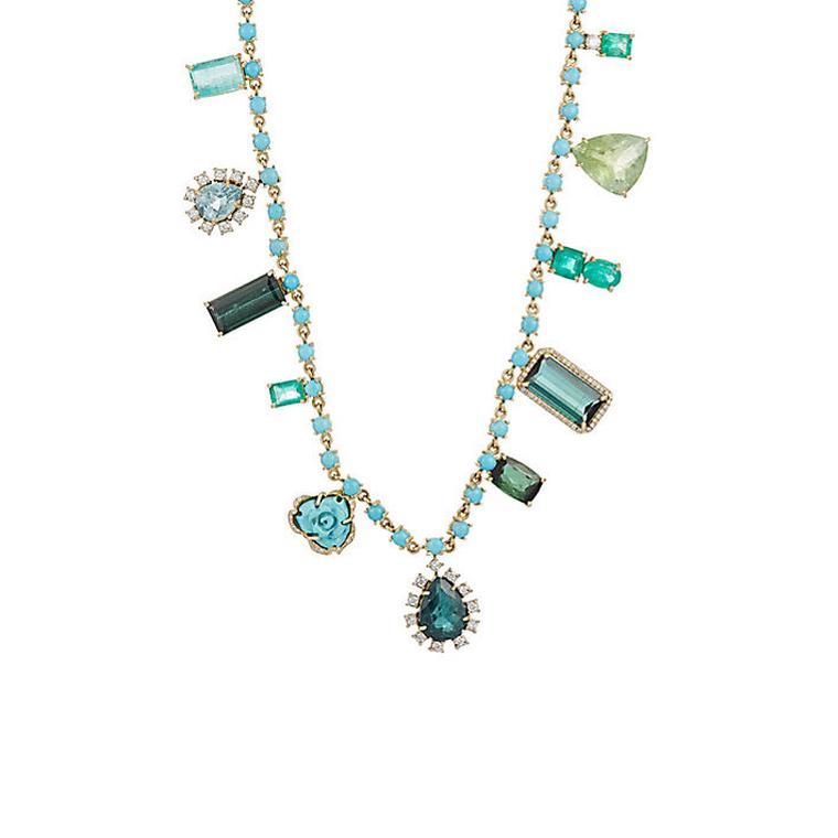 Irene Neuwirth mixed gemstone necklace
