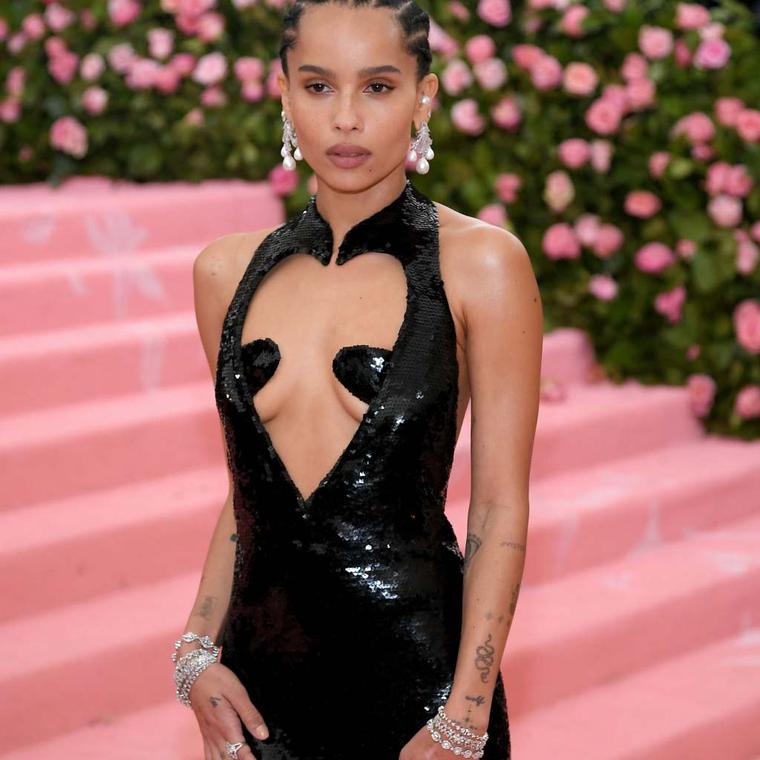 Zoë Kravitz at Met Gala with the actress 