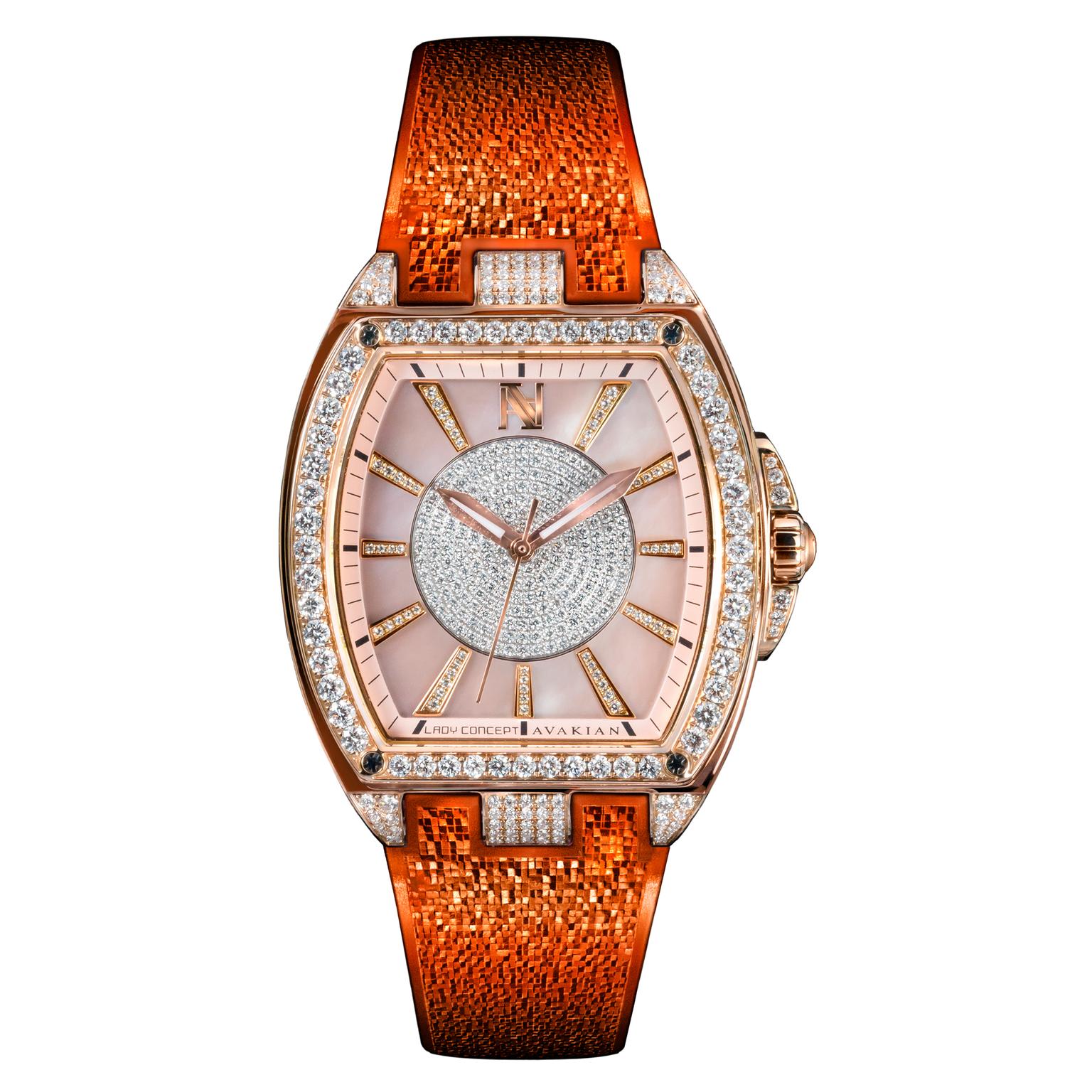 Avakian Lady Concept Orange watch