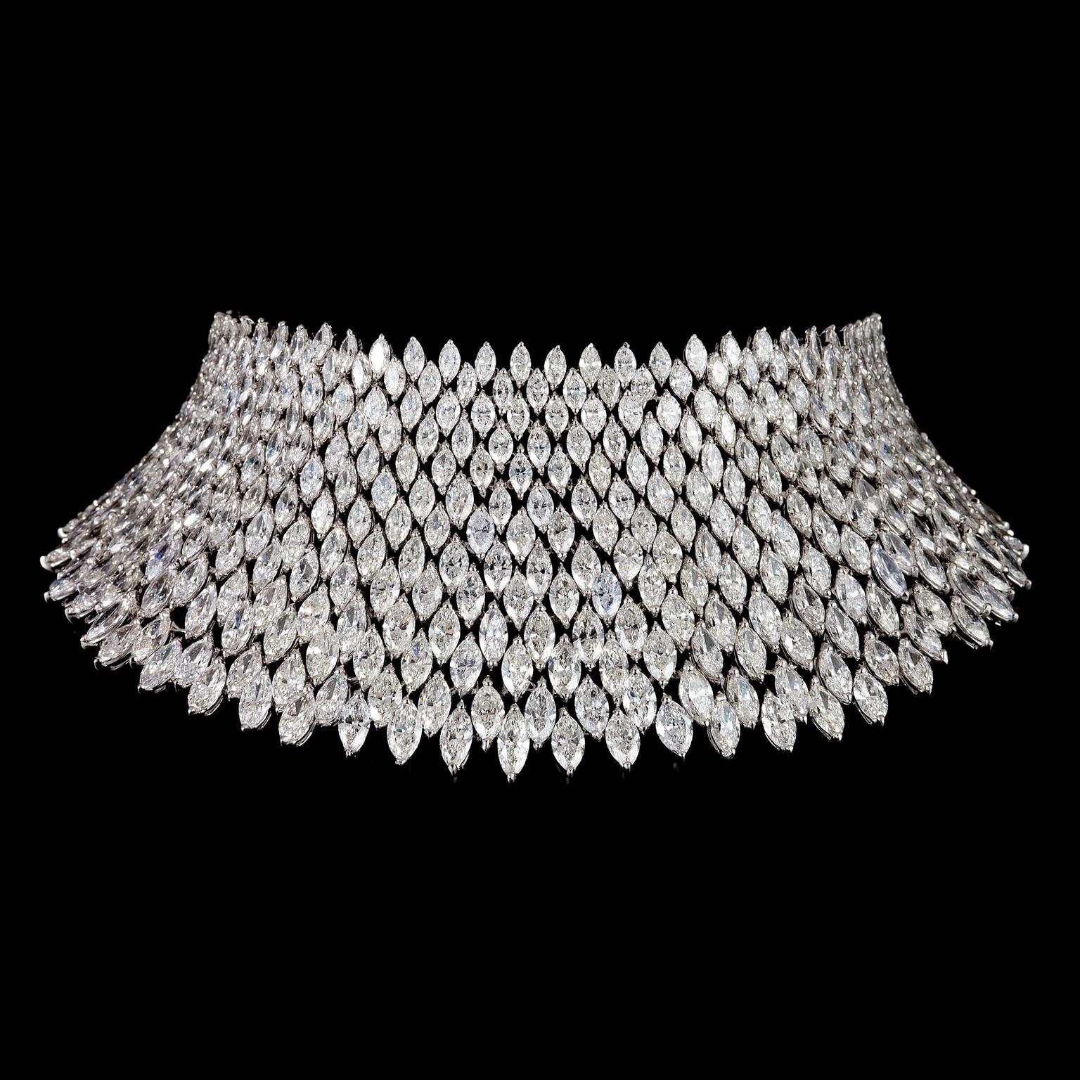 100k diamond best sale necklace
