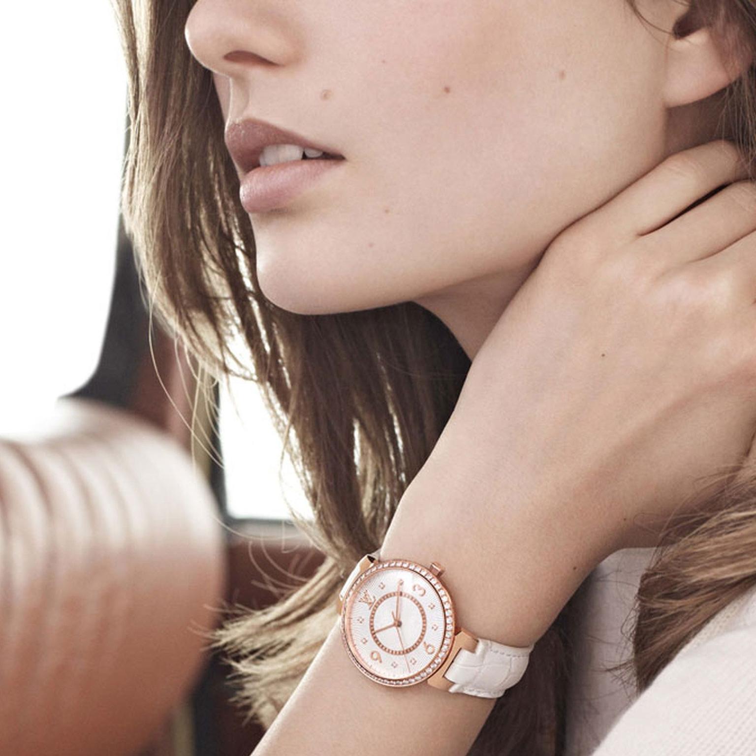 The new Tambour Monogram by Louis Vuitton is highly sophisticated and  pretty as a summer day