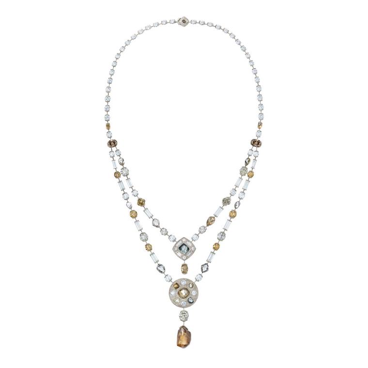 De Beers Talisman collection rough diamond necklace