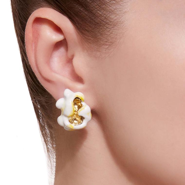 Luz Camino Pop Corn earrings on