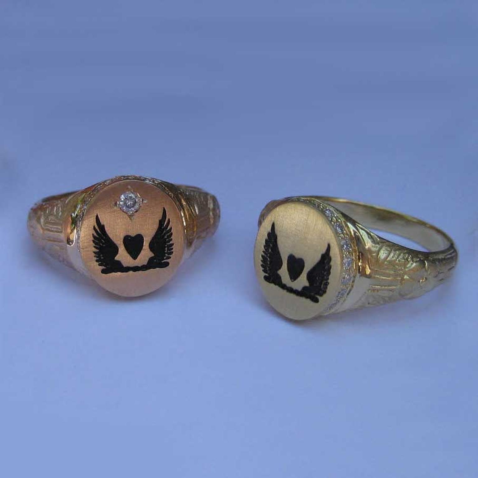 Susan Cohen Protector of Love ring circa 1700