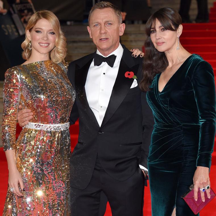 Bond girls Léa Seydoux and Monica Bellucci wearing Chopard
