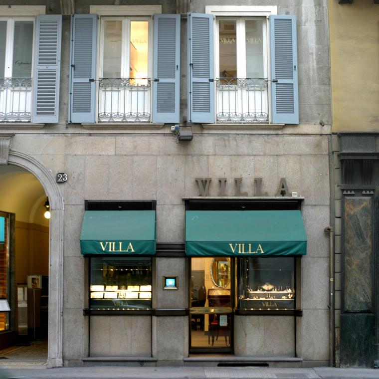 Villa jewellery boutique in Milan