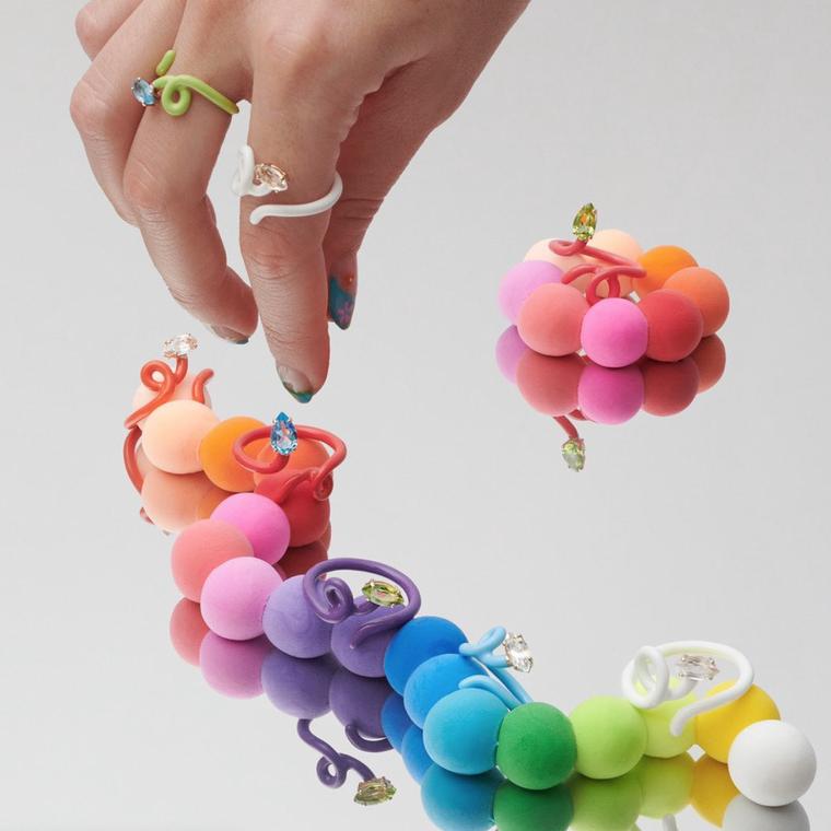 Vine rings by Bea Bongiasca