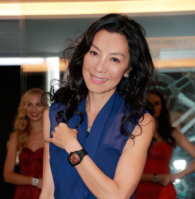 Michelle Yeoh wearing her Richard Mille watch