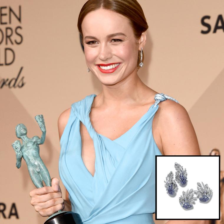 Red carpet predictions Brie Larson wearing Tiffany