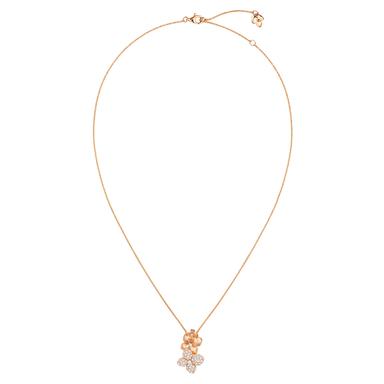 Hortensia Astres d’or rose gold and diamond pendant | Chaumet | The ...