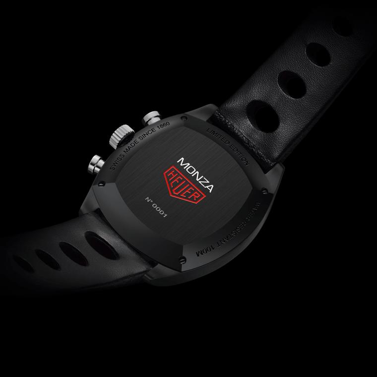 TAG Heuer Monza watch - caseback