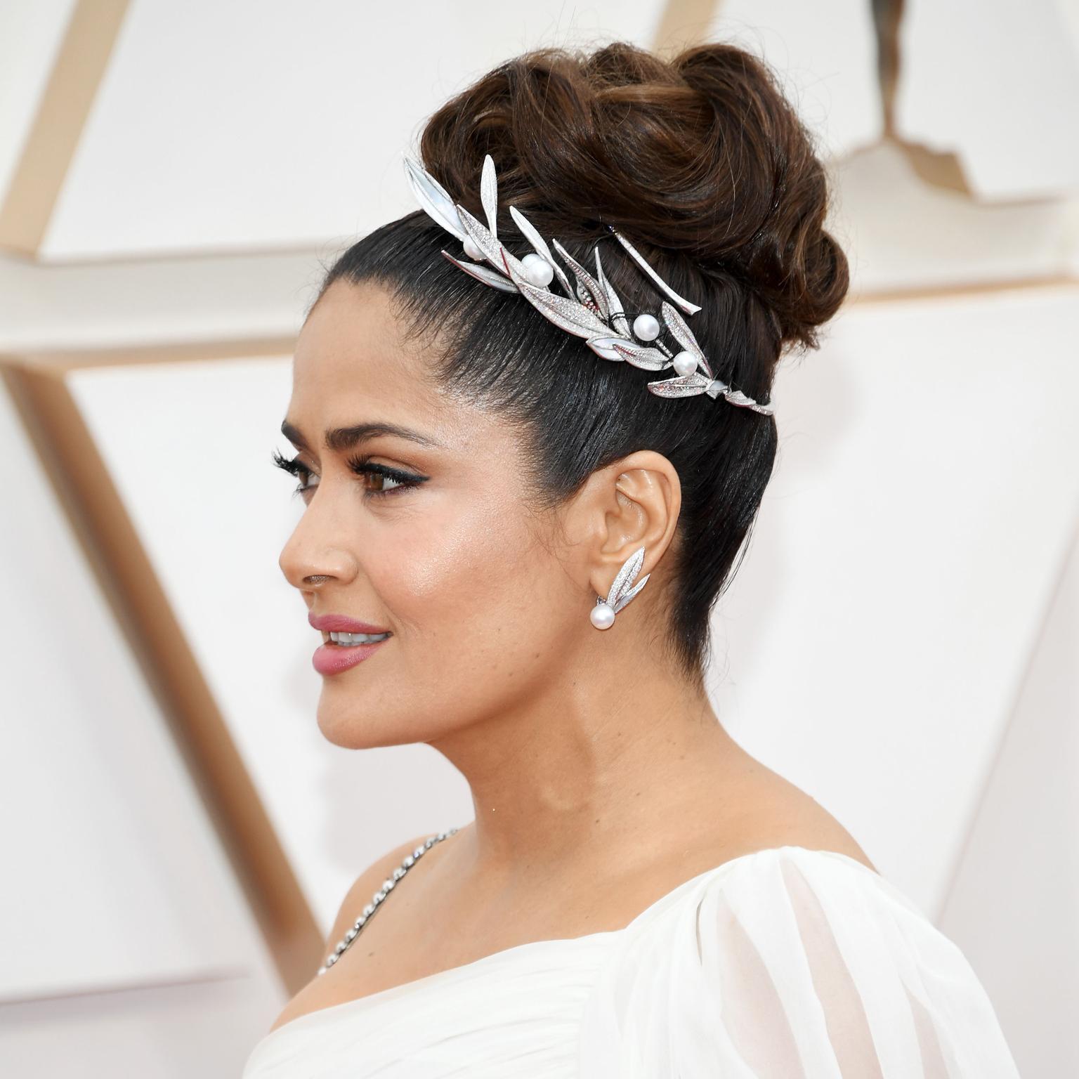 Salma Hayek Oscars 2020 wearing Boucheron