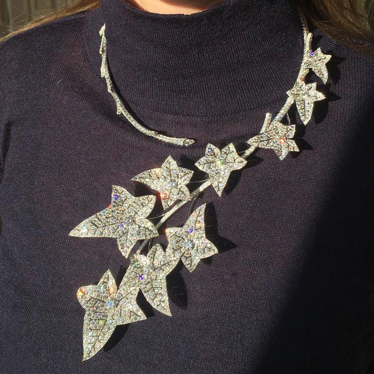 Boucheron Lierre de Paris question mark diamond necklace