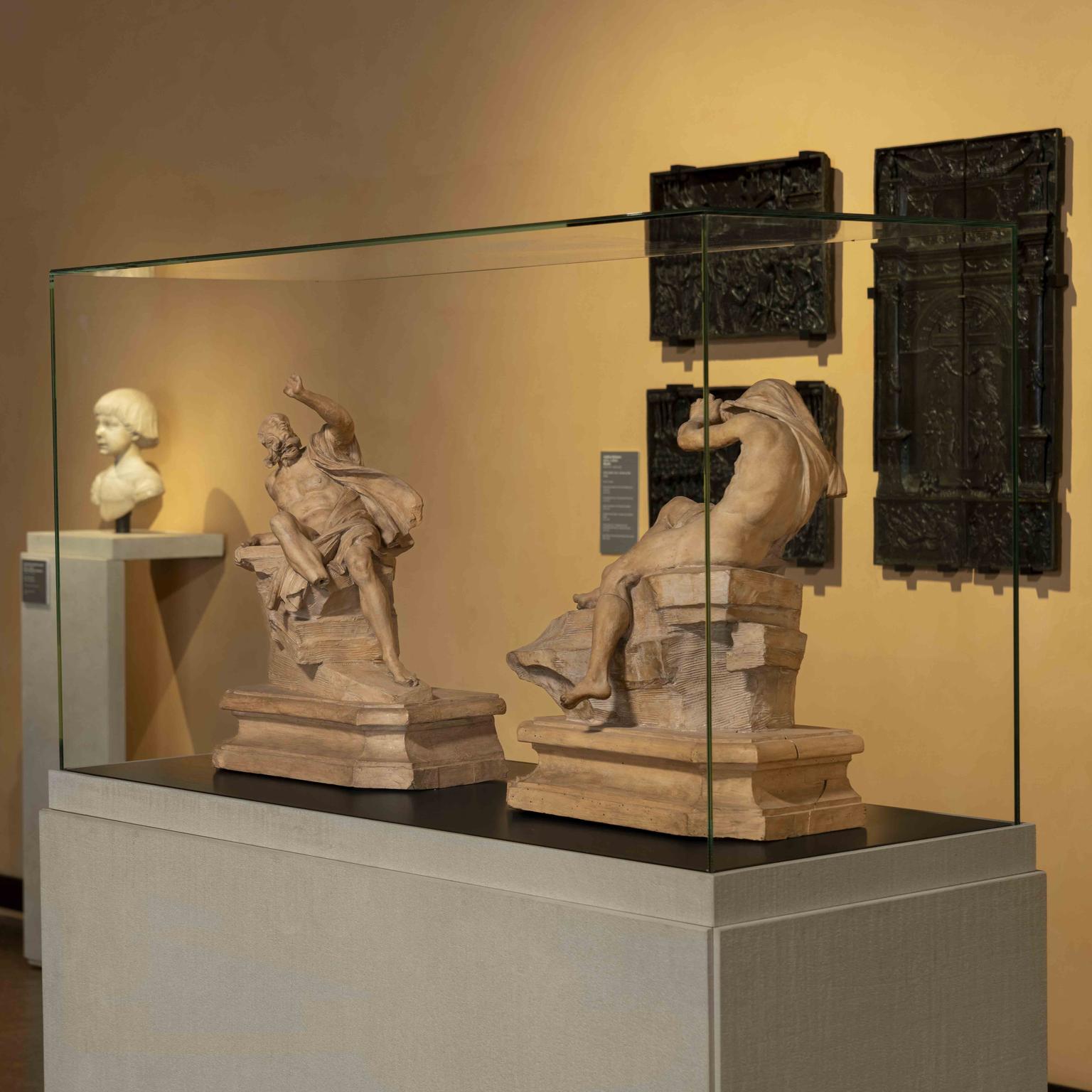 Display Cases Terracotta models by Gian Lorenzo Bernini inside Galleria Giorgio Franchetti alla Ca’ d’Oro