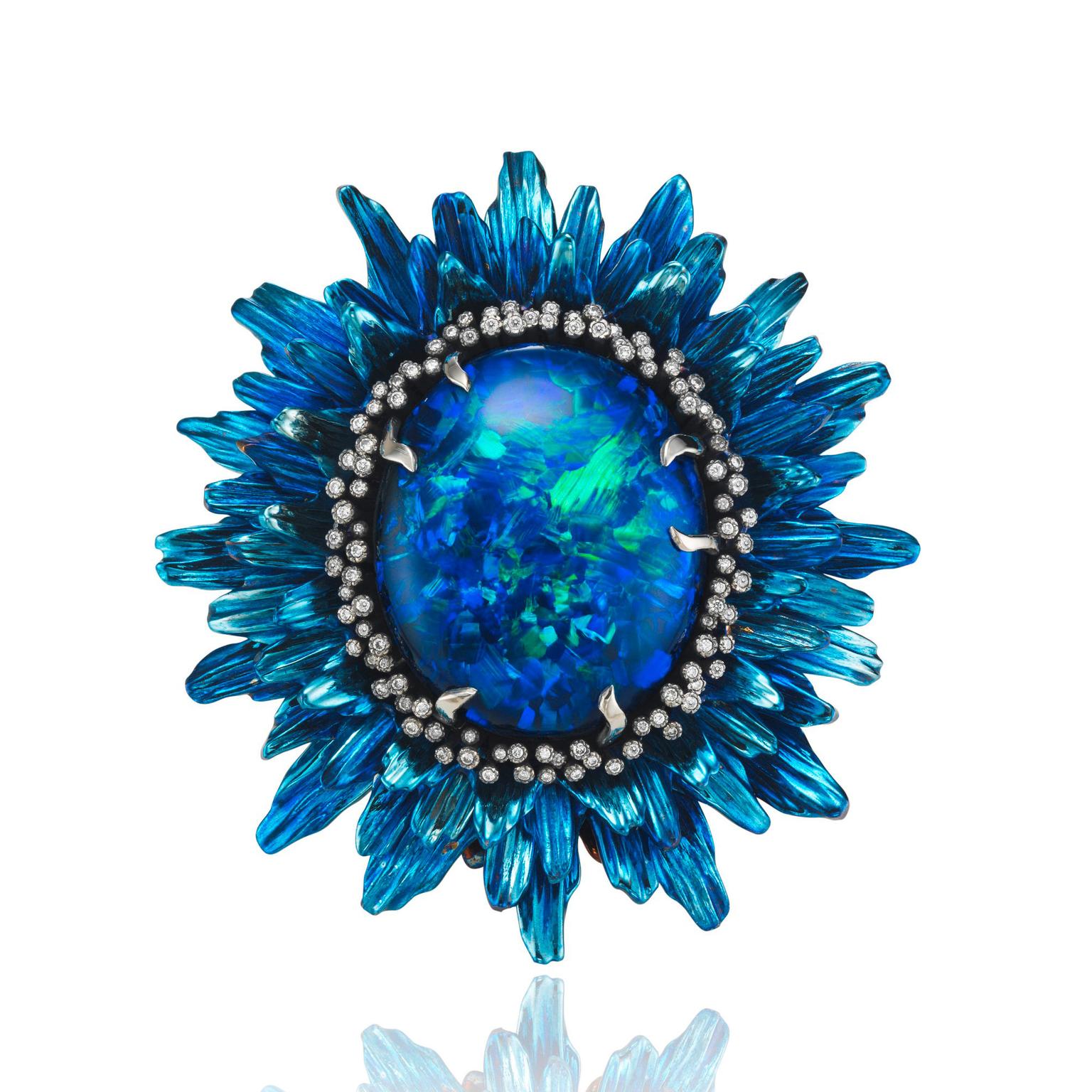 Chopard Fleurs d'Opales ring