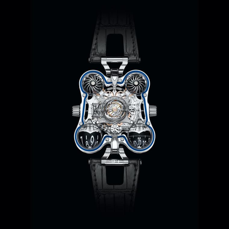 MB&F HM6 SV platinum watch