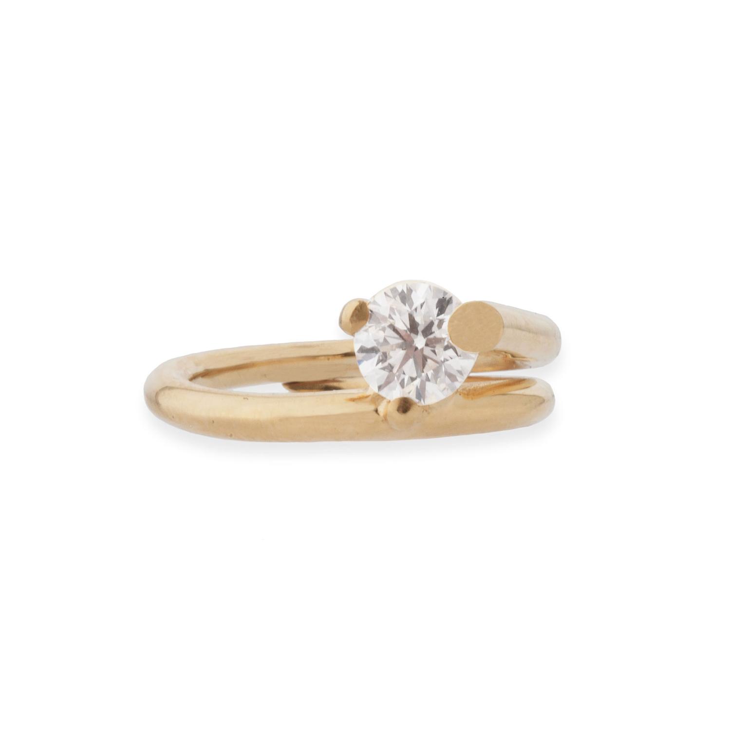 Completedworks twisted diamond engagement ring