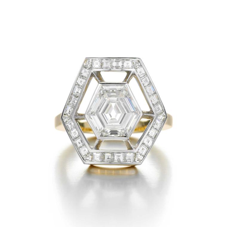 Space Odyssey diamond engagement ring
