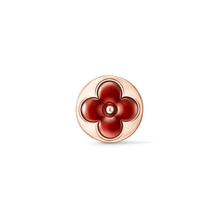 Stud earring in cornelian by Louis Vuitton