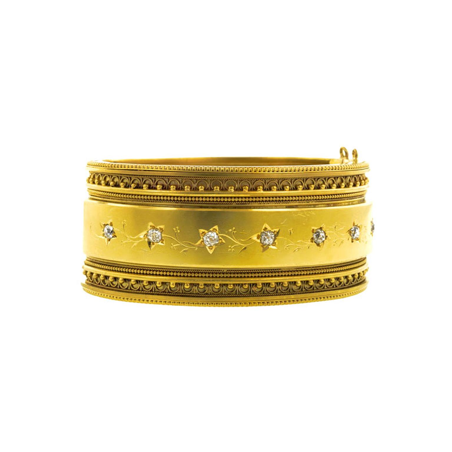 Doyle & Doyle Victorian gold bangle set