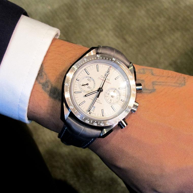 Omega speedmaster moonwatch grey side of the moon hot sale