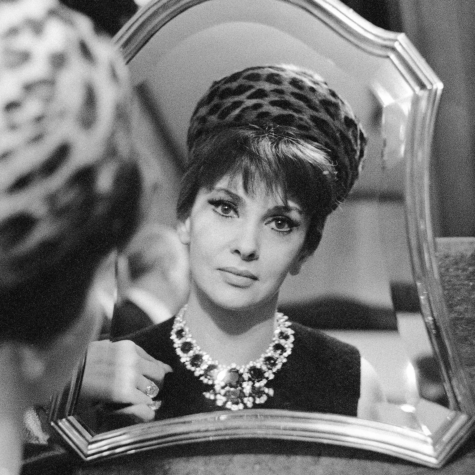 Gina Lollobrigida wearing Bulgari jewellery