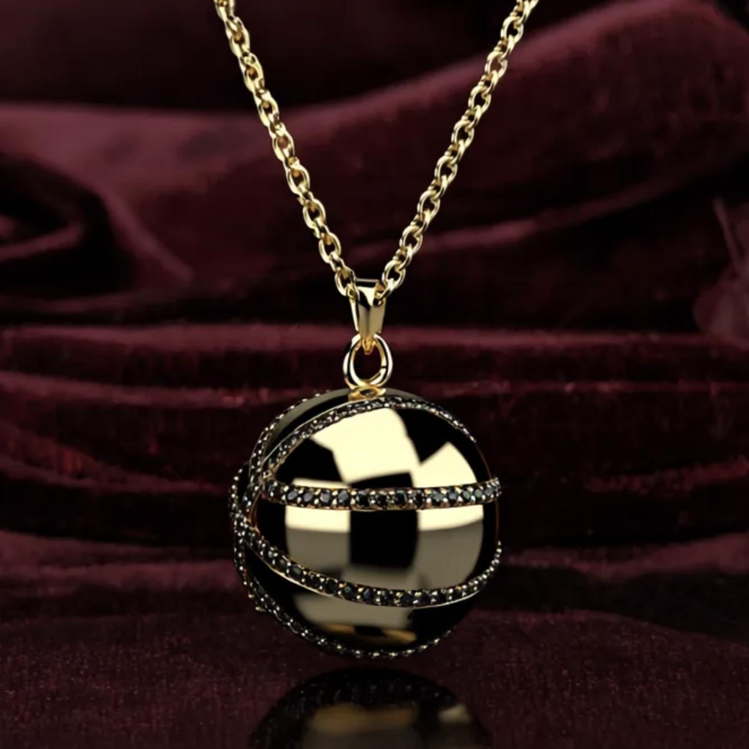 Black Diamond Basketball Pendant by Solitaire × Alex Armen