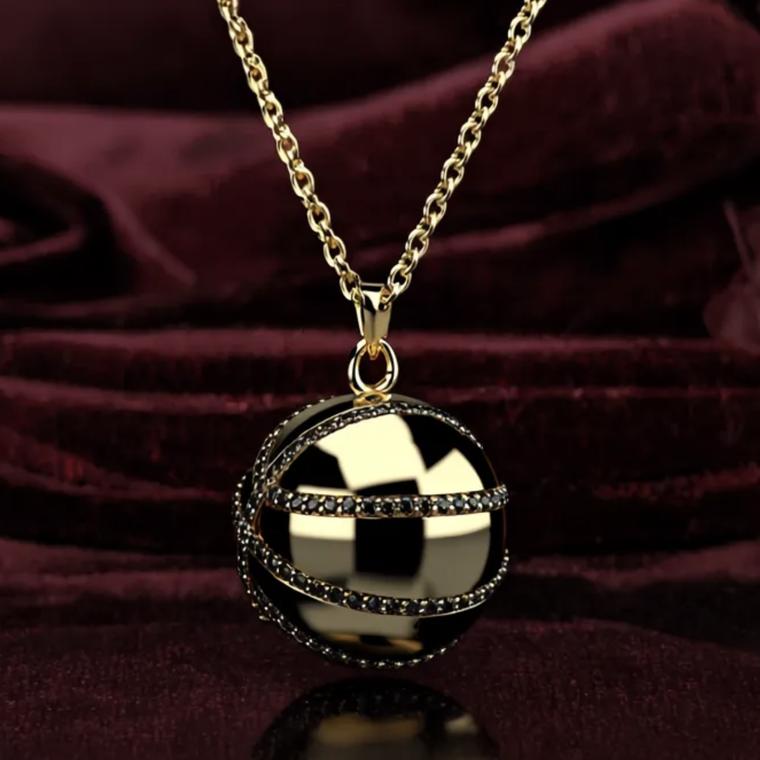 Black Diamond Basketball Pendant by Solitaire × Alex Armen