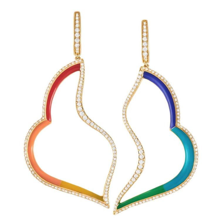 Rainbow Sky earrings by Sarah Ho