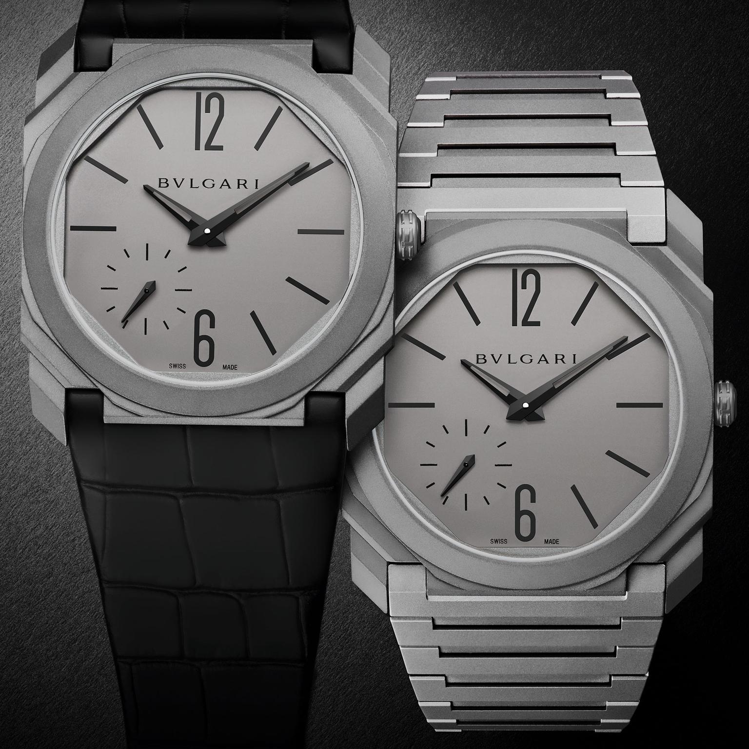 Bulgari Octo Finissimo Automatic watch in titanium