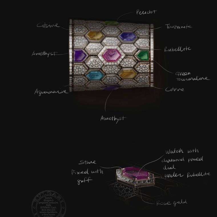 Design of the Serpenti Misteriosi Cleopatra by Bulgari