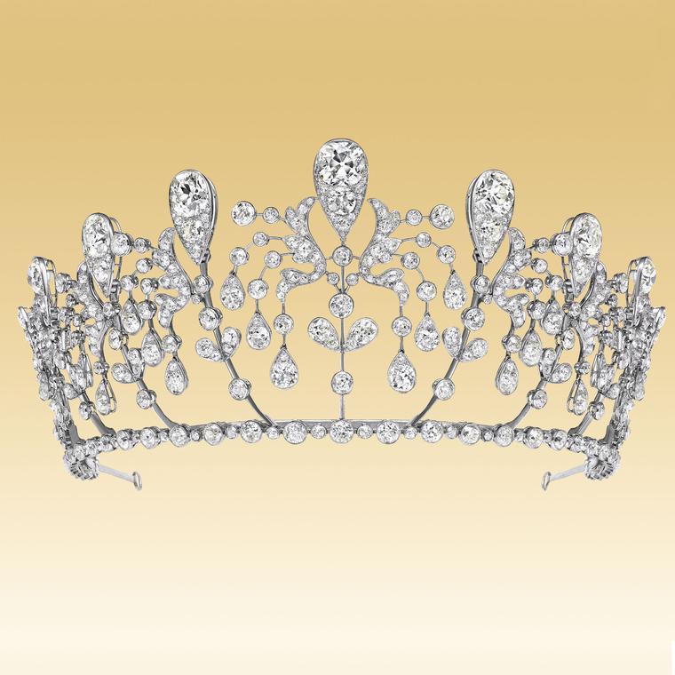 Chaumet Bourbon-Parme diamond diadem