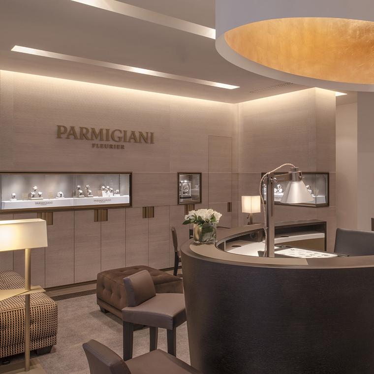 Parmigiani Fleurier boutique interior