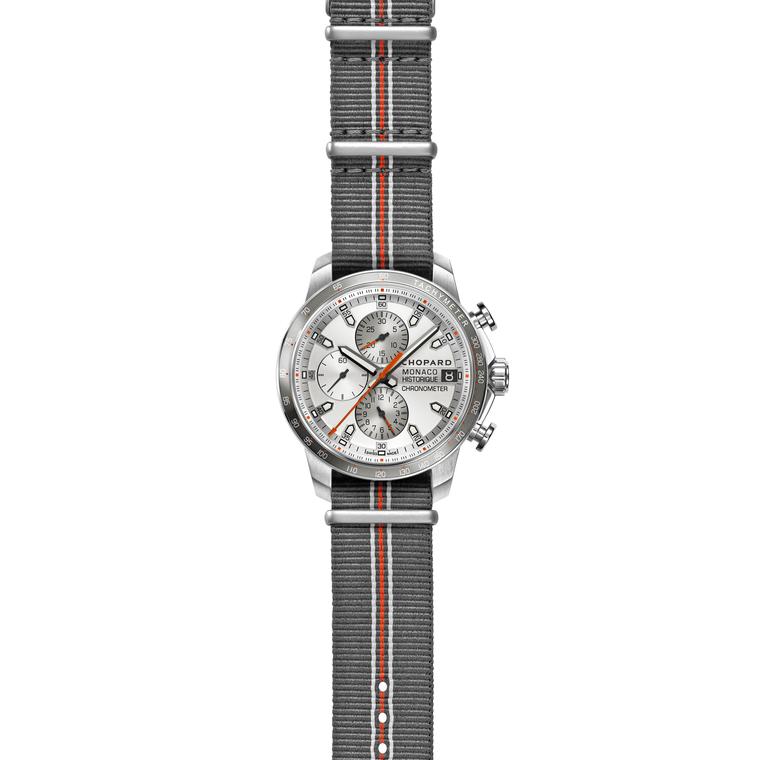 Chopard Grand Prix Monaco Historique chronograph with NATO strap