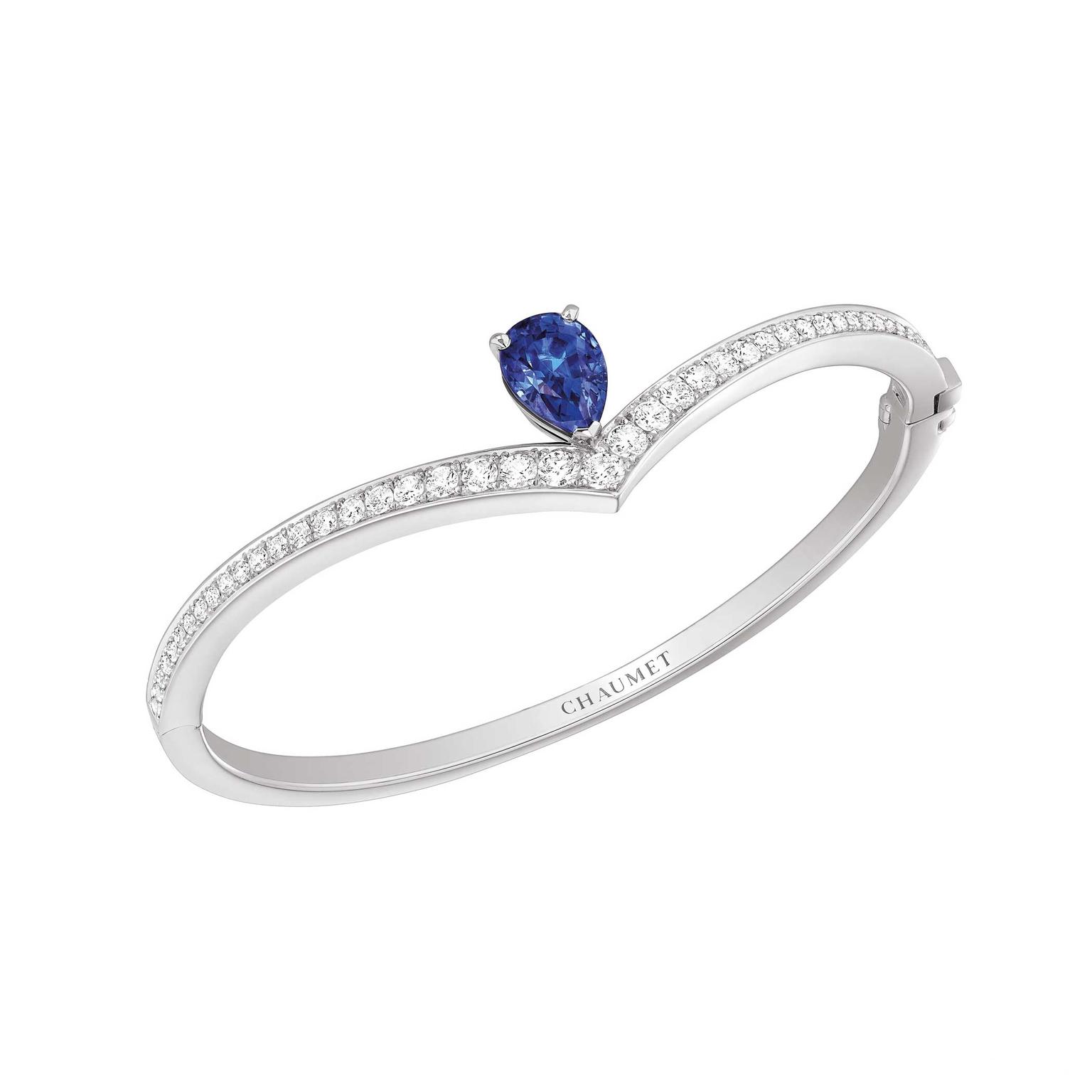 Chaumet Aube Printaniere Joséphine diamond and sapphire bracelet