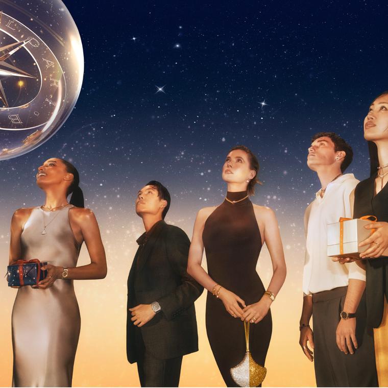 Bvlgari holiday season 2025 with models