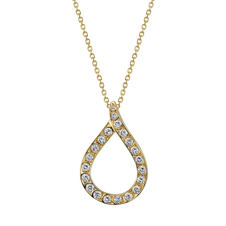 Harry Kotlar Artisan Pave teardrop pendant