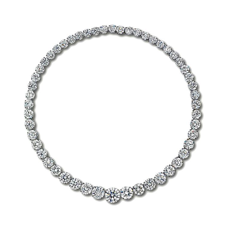 Christie's Hong Kong diamond fringe necklace
