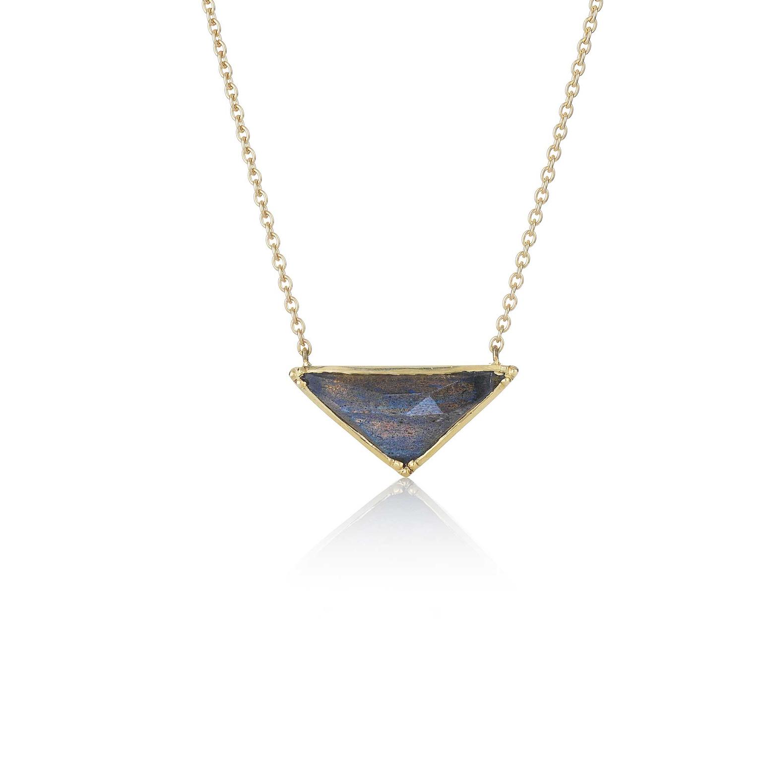 Brooke Gregson Triangle labradorite necklace