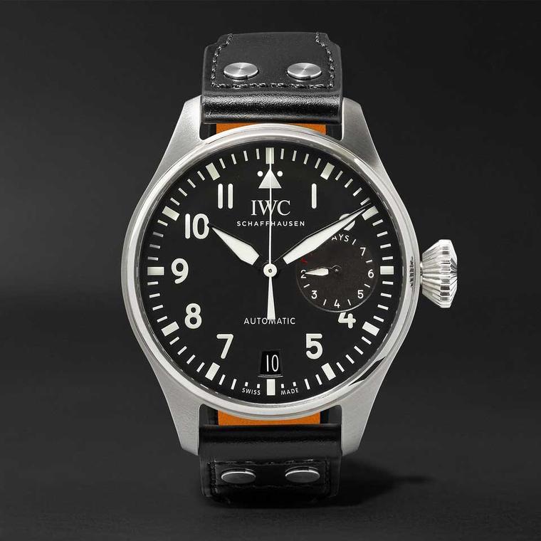 IWC Big Pilot watch in stainless steel