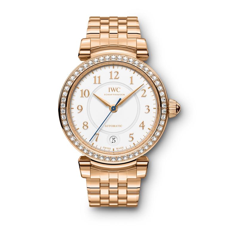 Da Vinci Automatic red gold and diamond watch